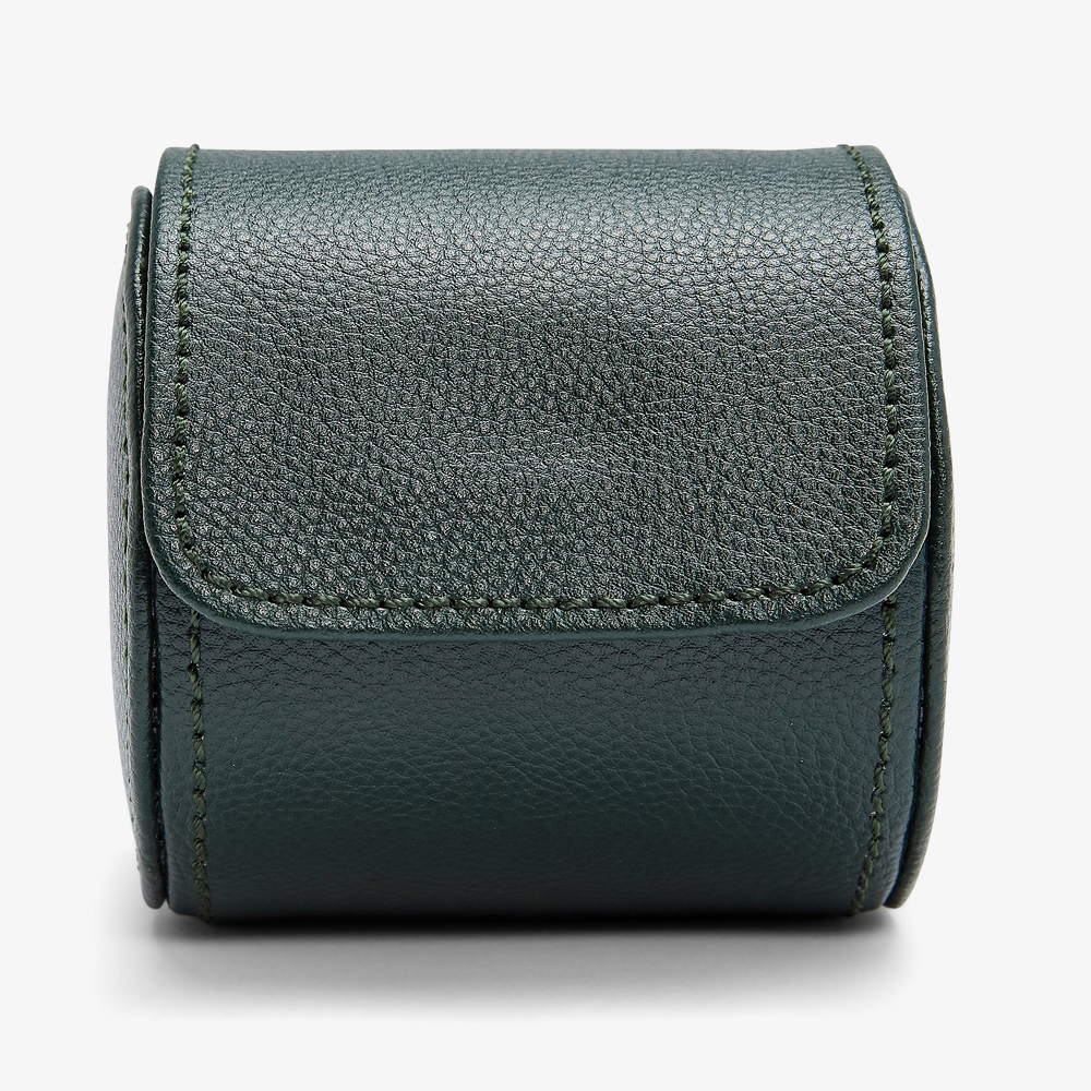 WOLF British Racing Green Single Watch Roll 529081