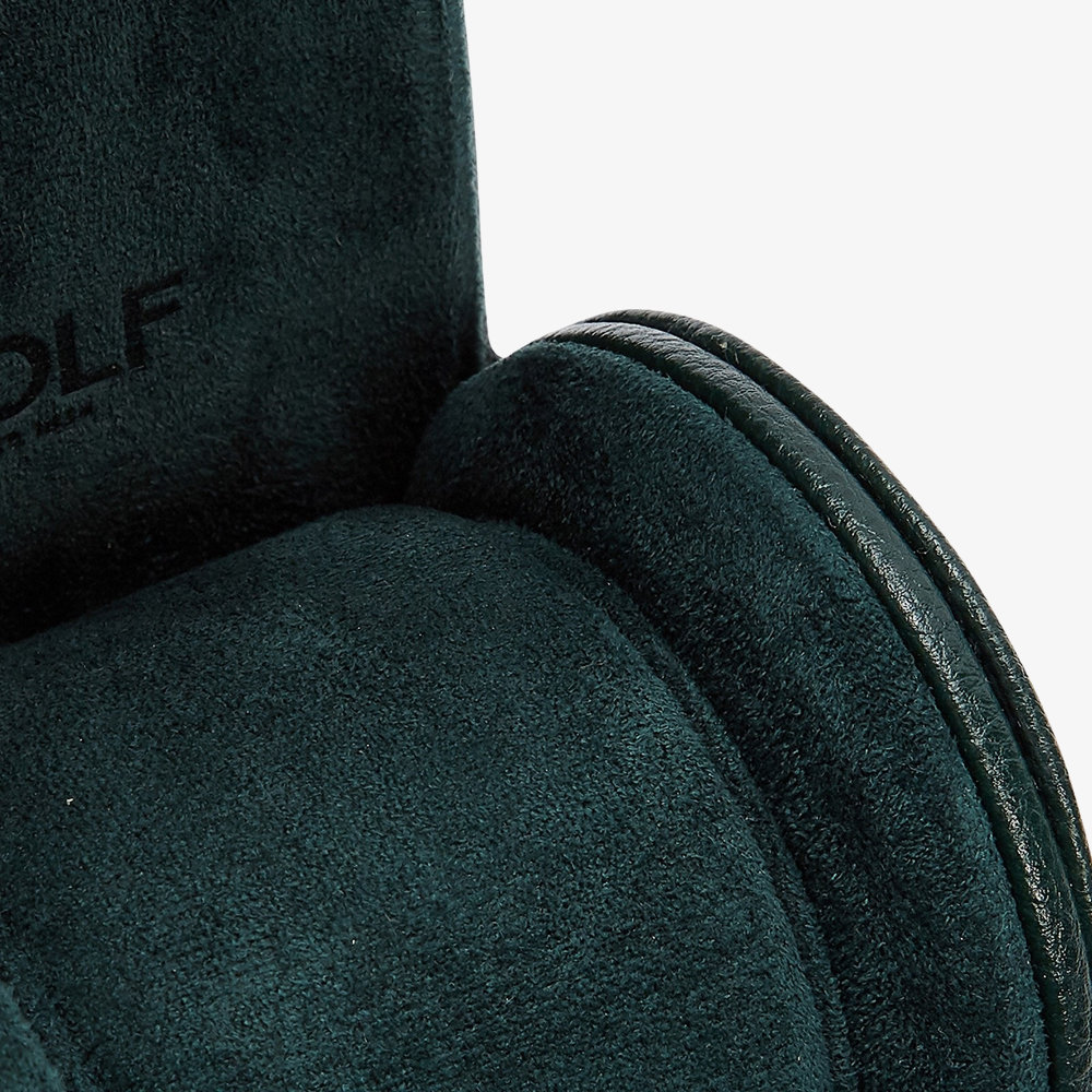 WOLF British Racing Green Single Watch Roll 529081