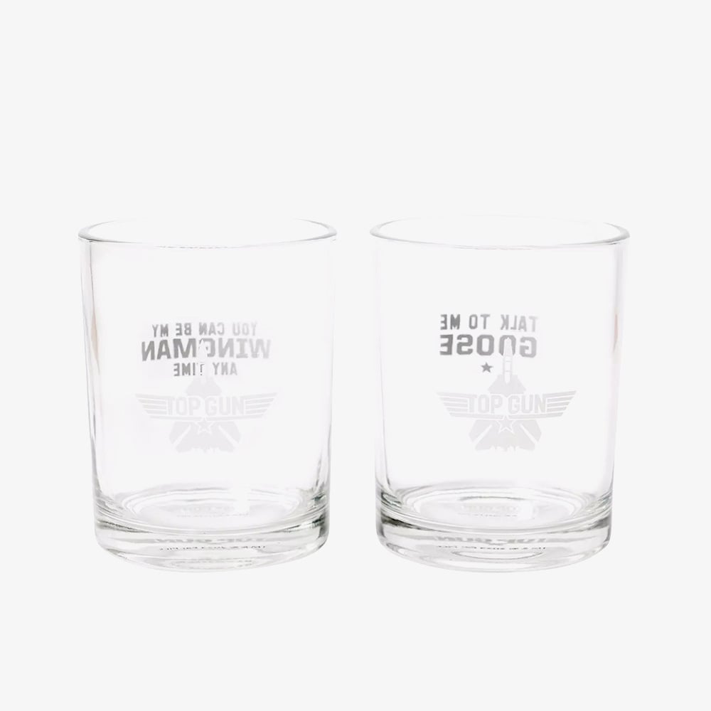 Top Gun Set Of Two Whiskey Tumblers PM104