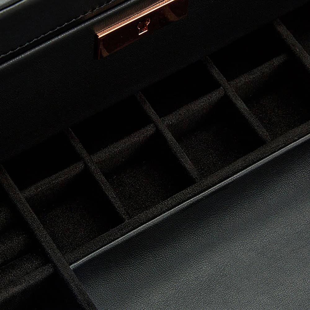 WOLF Axis Copper 10 Piece Watch Box With Drawer 488216