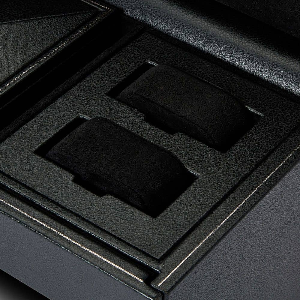 WOLF British Racing Black Triple Watch Winder 792302