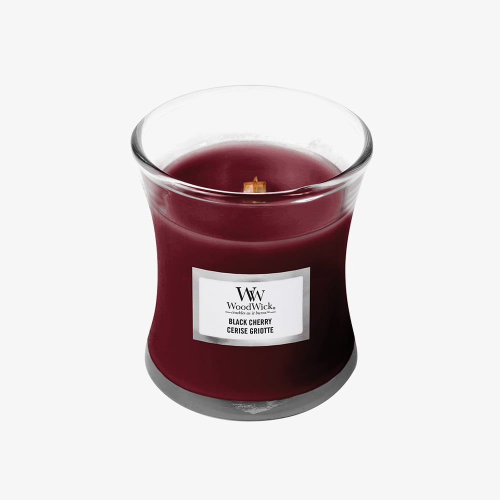 WoodWick Black Cherry Mini Hourglass Candle 98100E