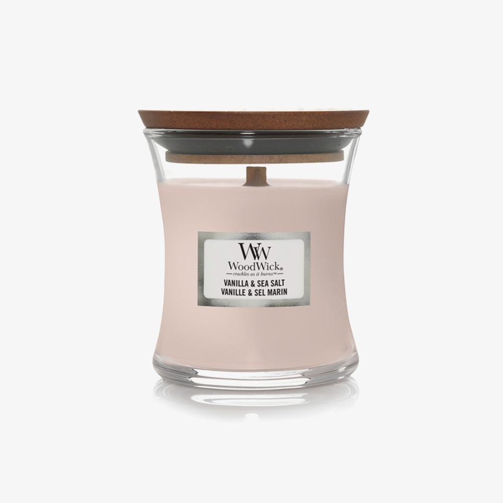 WoodWick Vanilla &amp; Sea Salt Mini Hourglass Candle 98191E