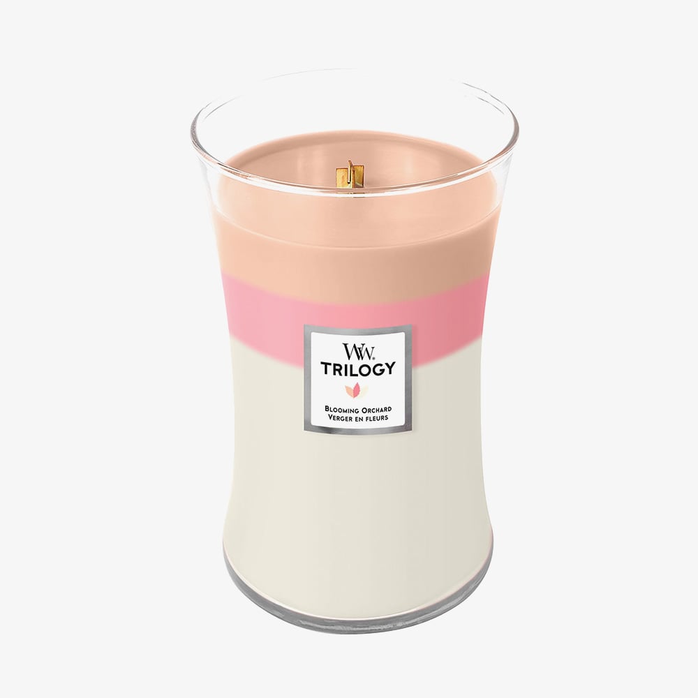 WoodWick Blooming Orchid Trilogy Large Hourglass Candle 1728632E