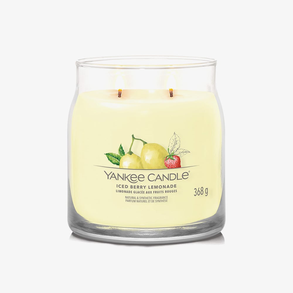 Yankee Candle Iced Berry Lemonade Signature Medium Jar Candle 1630017E