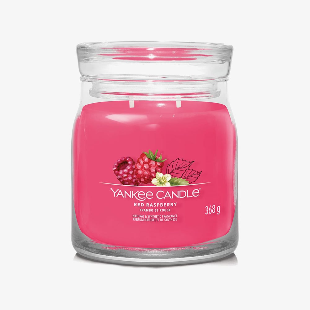 Yankee Candle Red Raspberry Signature Medium Jar Candle 1701386E