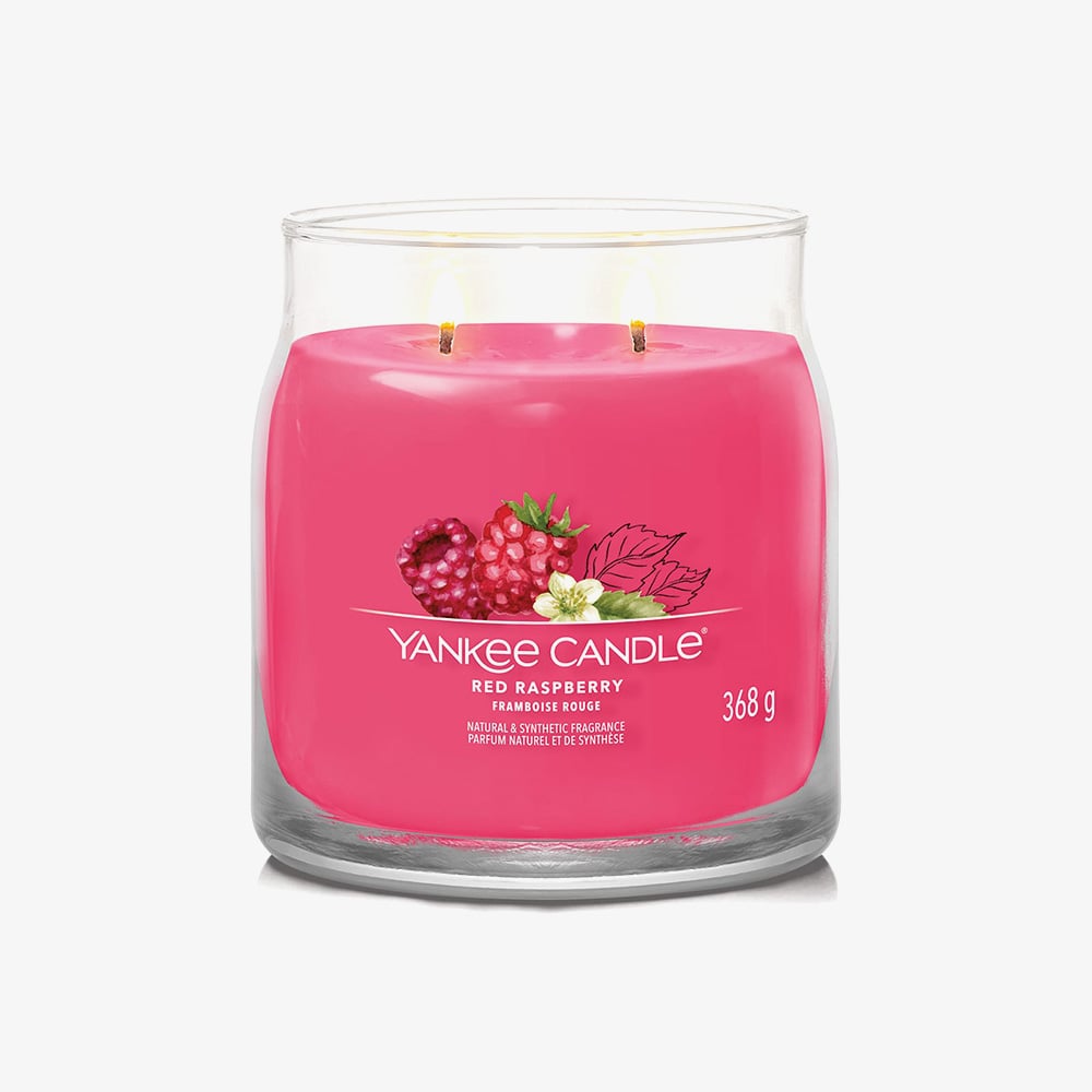 Yankee Candle Red Raspberry Signature Medium Jar Candle 1701386E
