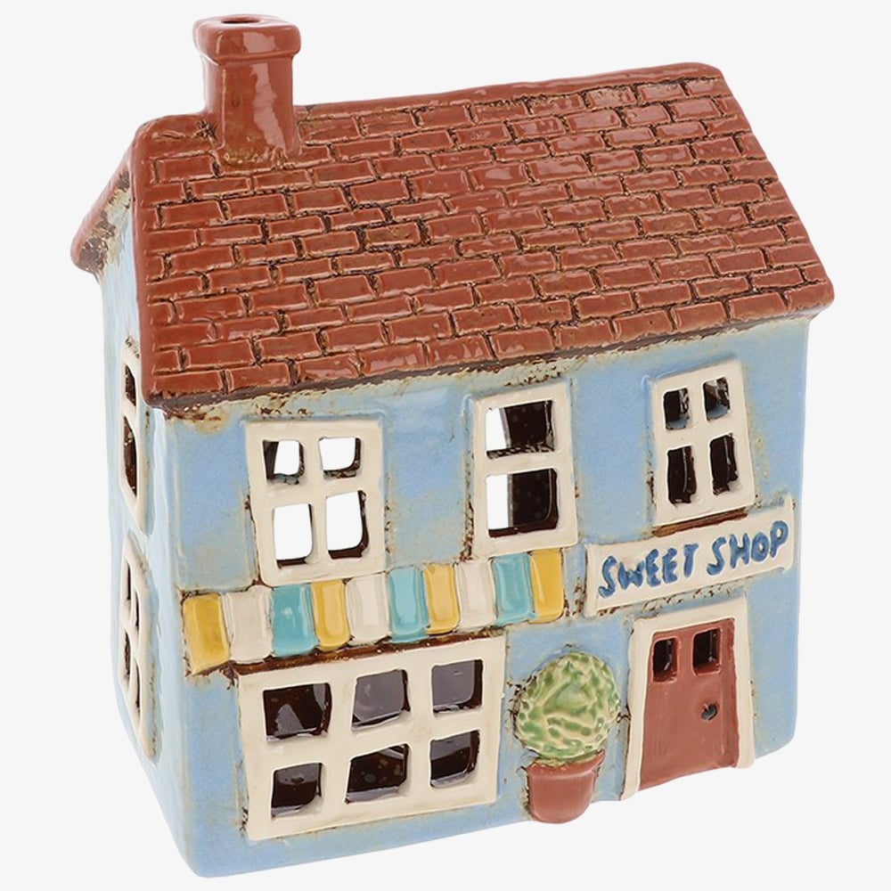 Village Pottery Sweet Shop Tealight Candle Holder 340373