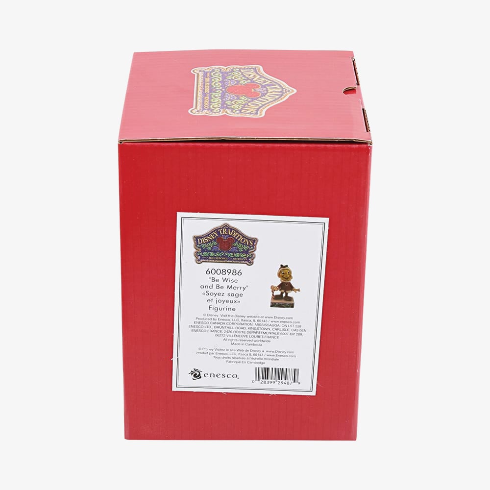 Disney Traditions Christmas Jiminy Cricket Figurine 6008986