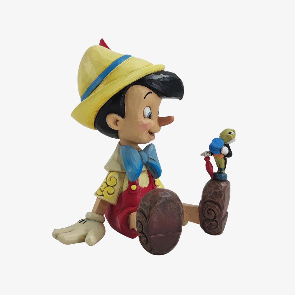 Disney Traditions Pinocchio And Jiminy Sitting Figurine 6011934