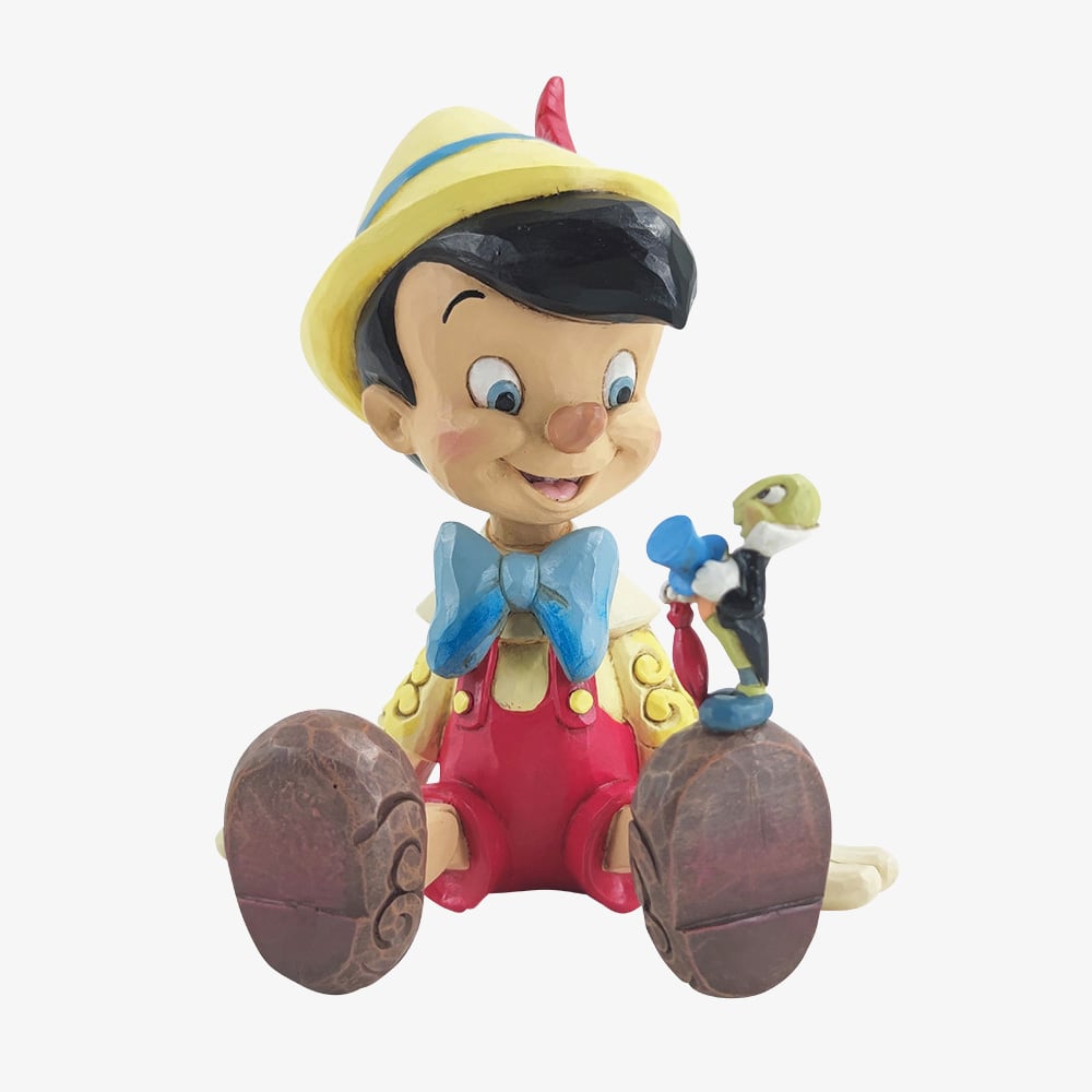 Disney Traditions Pinocchio And Jiminy Sitting Figurine 6011934