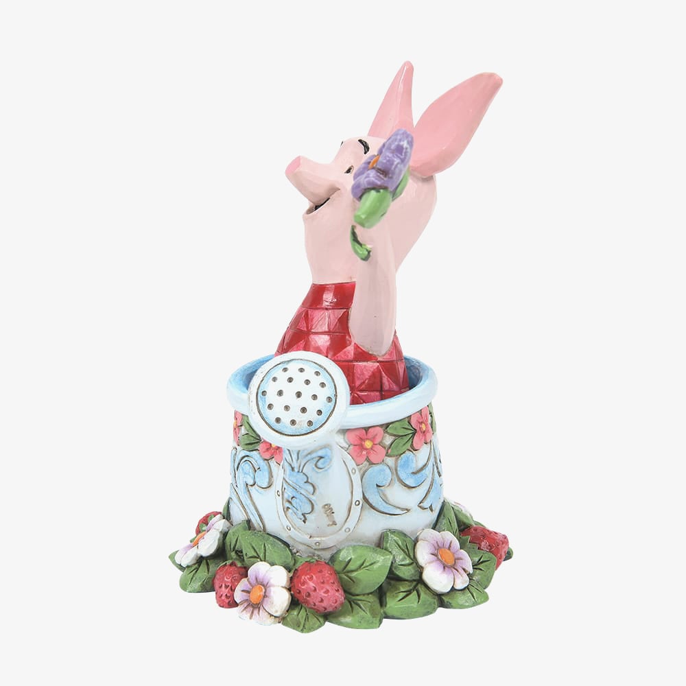 Disney Traditions Piglet In A Watering Can Figurine 6014320