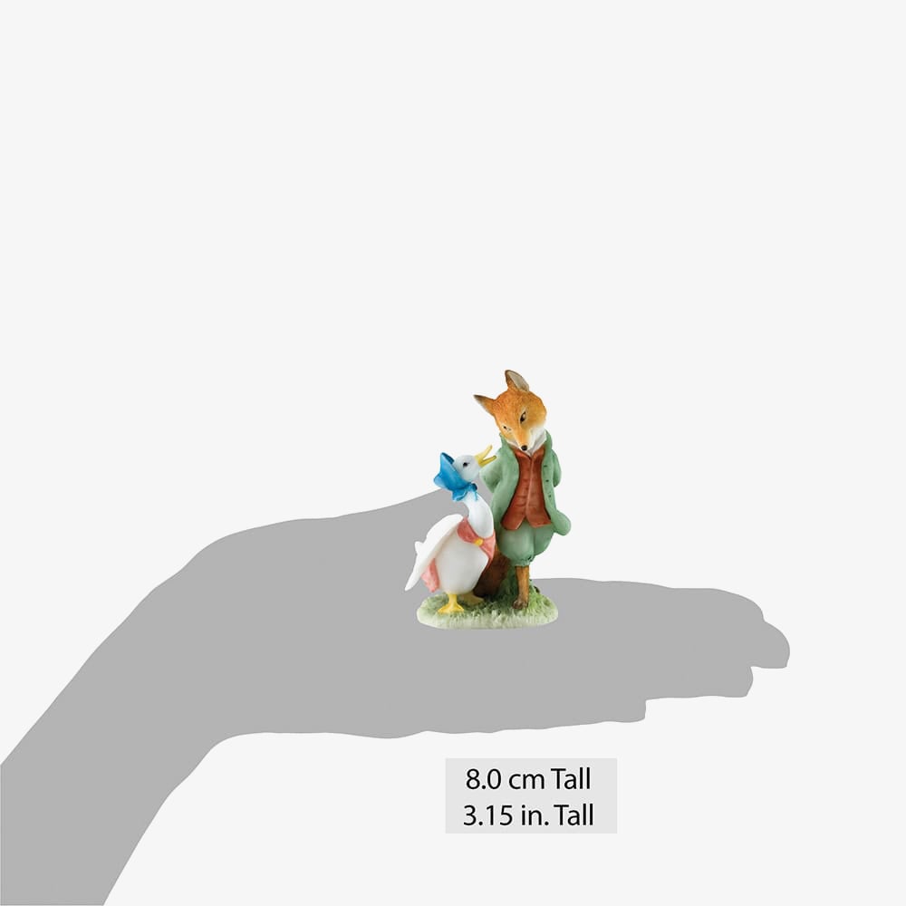 Peter Rabbit Jemima And The Foxy Whiskered Gentleman Figurine A27676