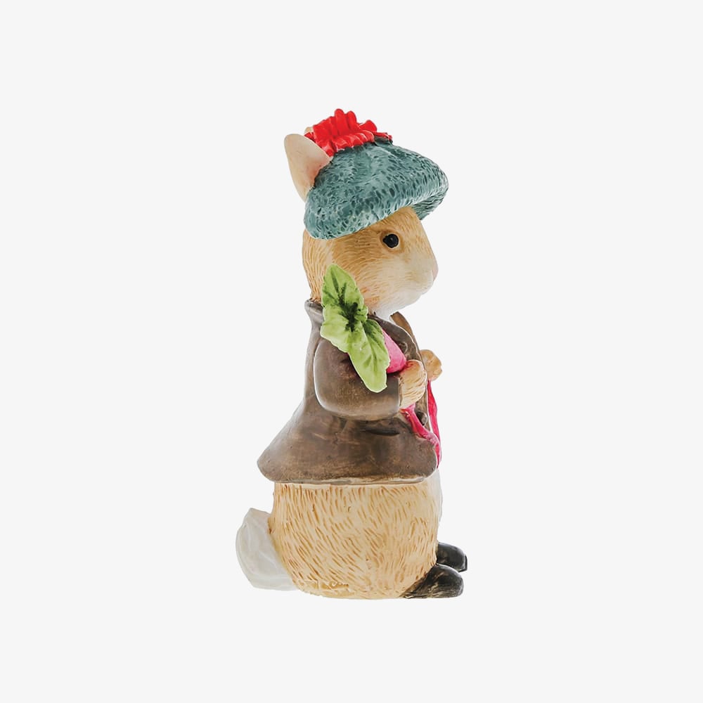 Peter Rabbit Benjamin Bunny Collecting Radishes Figurine A31857