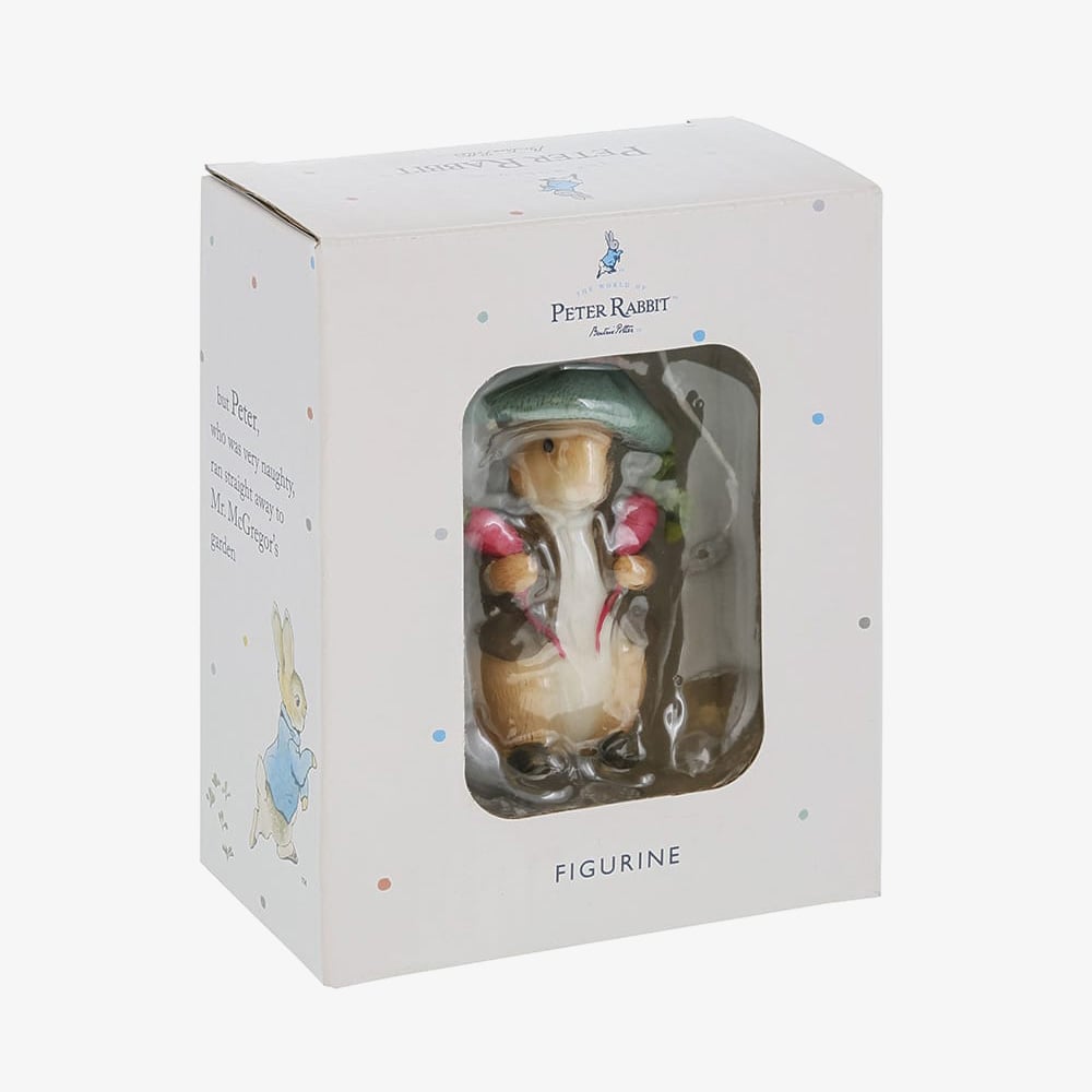Peter Rabbit Benjamin Bunny Collecting Radishes Figurine A31857