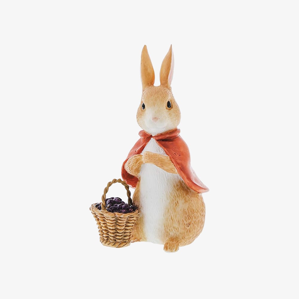Peter Rabbit Flopsy With Basket Of Blackberries Figurine A31858