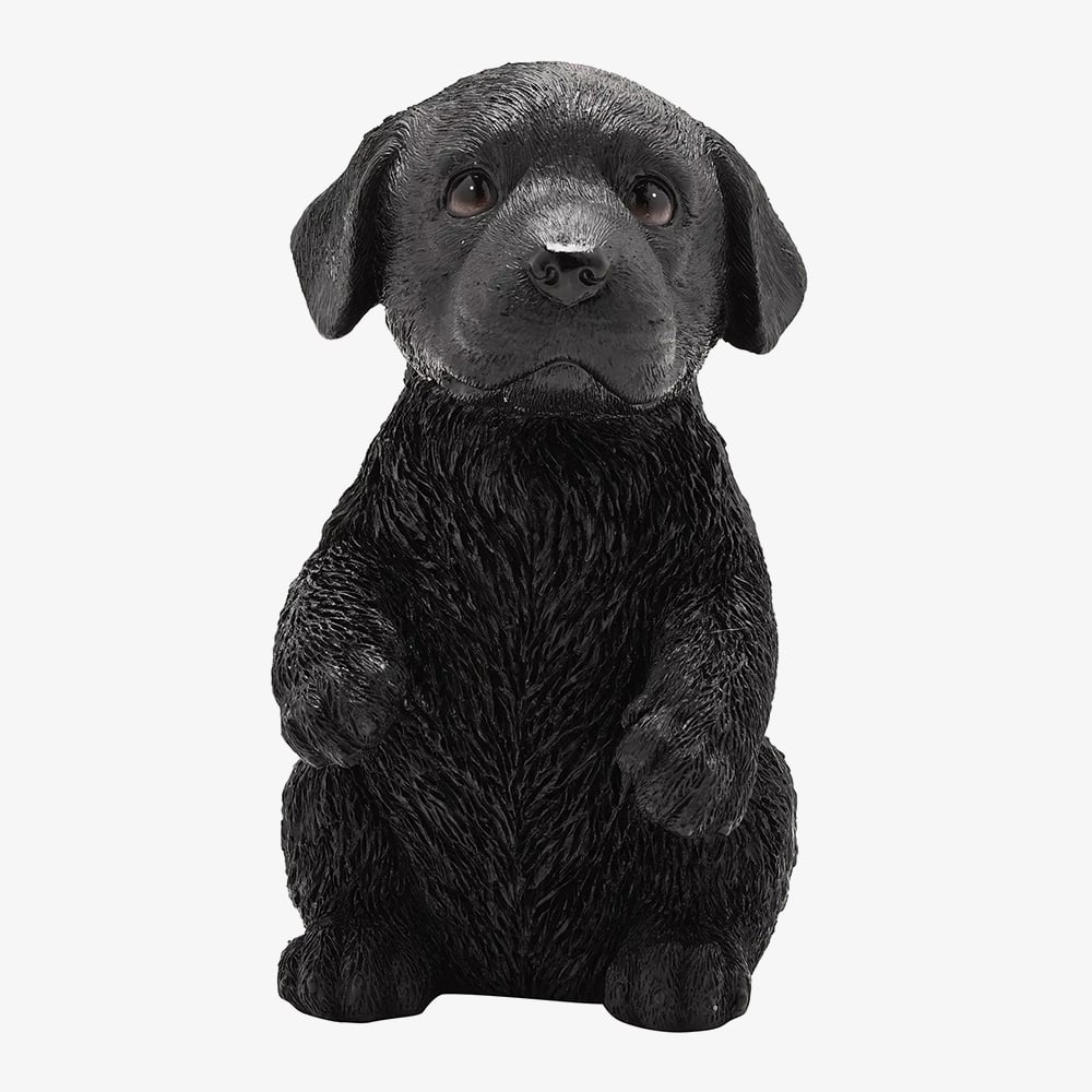 Best Of Breed Black Labrador Resin Figurine BB724