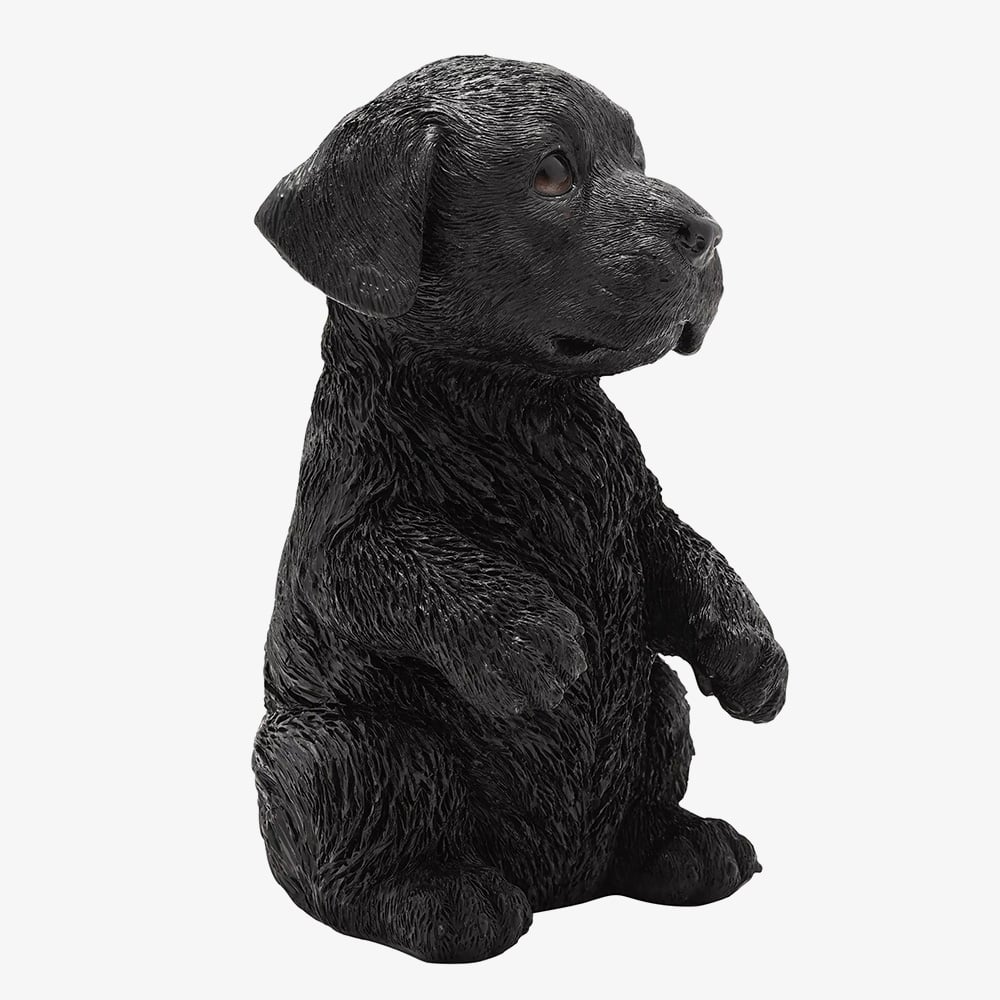 Best Of Breed Black Labrador Resin Figurine BB724