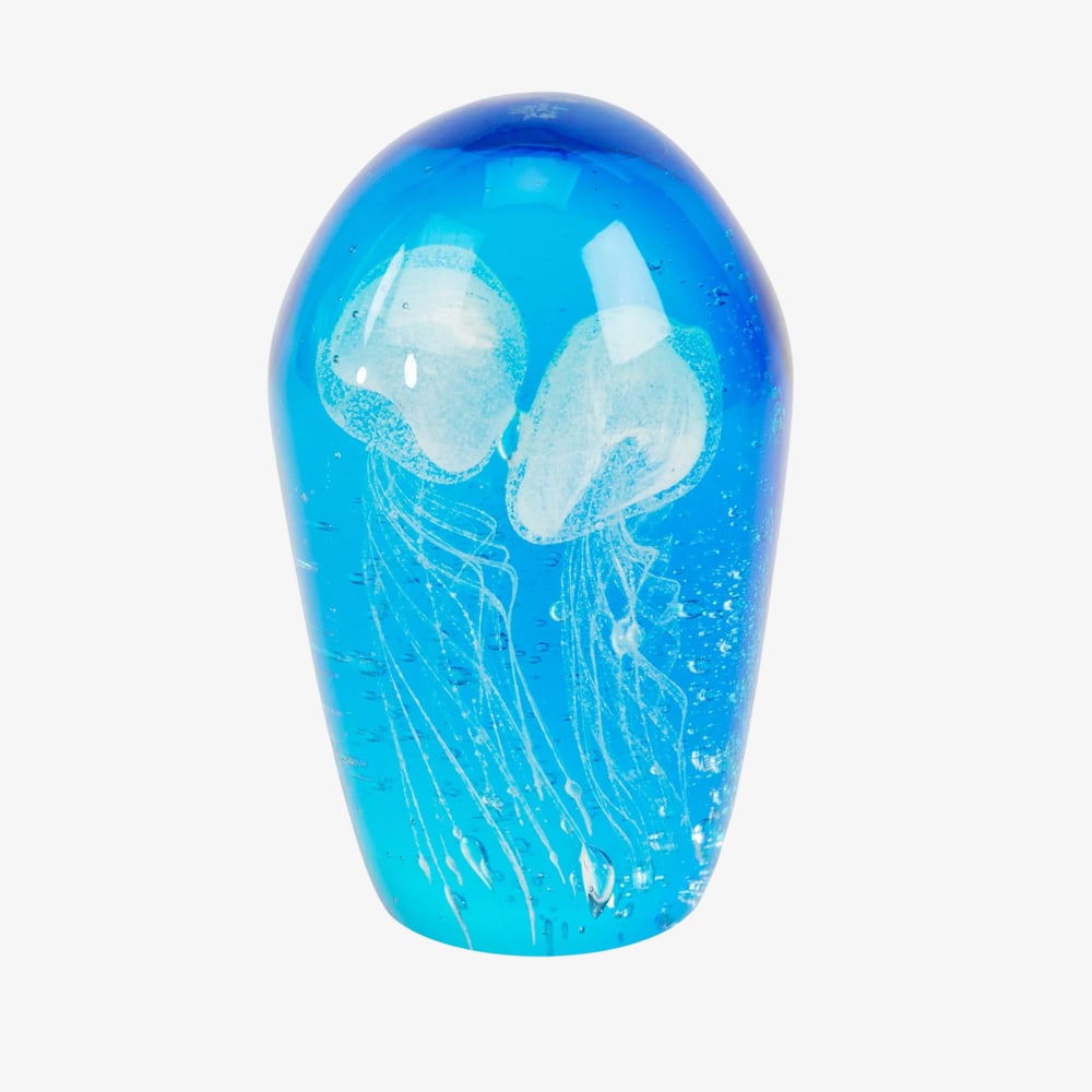 Blue Glass Jellyfish Figurine 62402