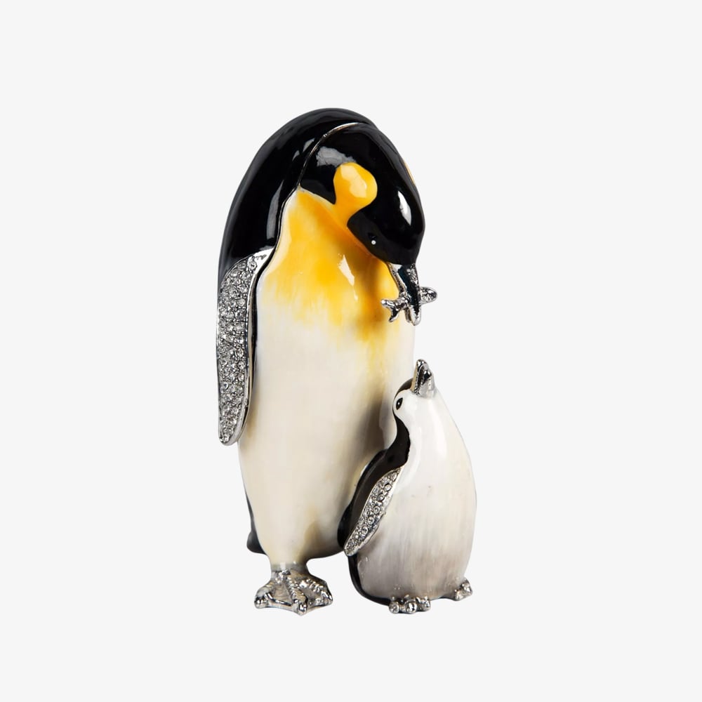 Penguin And Chick Trinket Box 14868