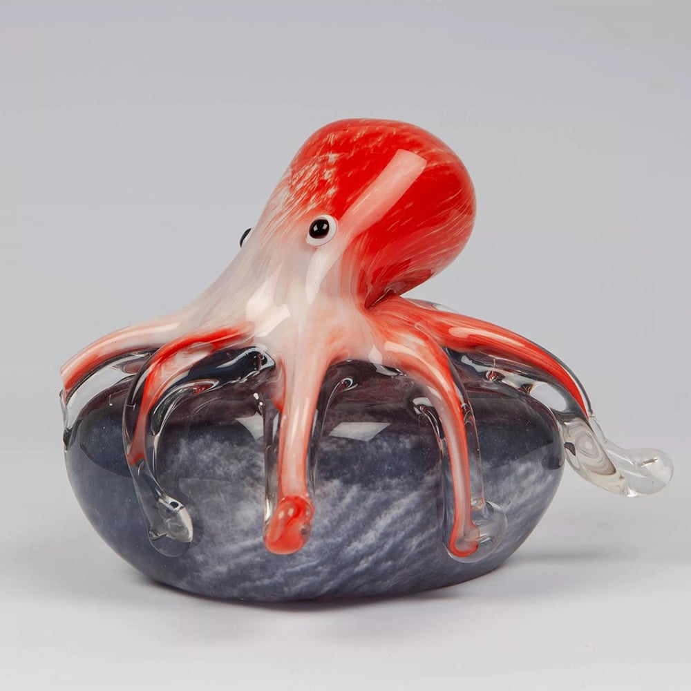 Sophia Objets D'Art Octopus Glass Figurine 60243