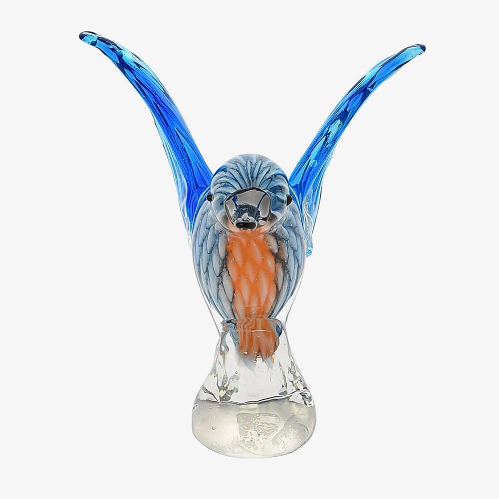 Sophia Objets D'Art Hummingbird Glass Figurine 69254