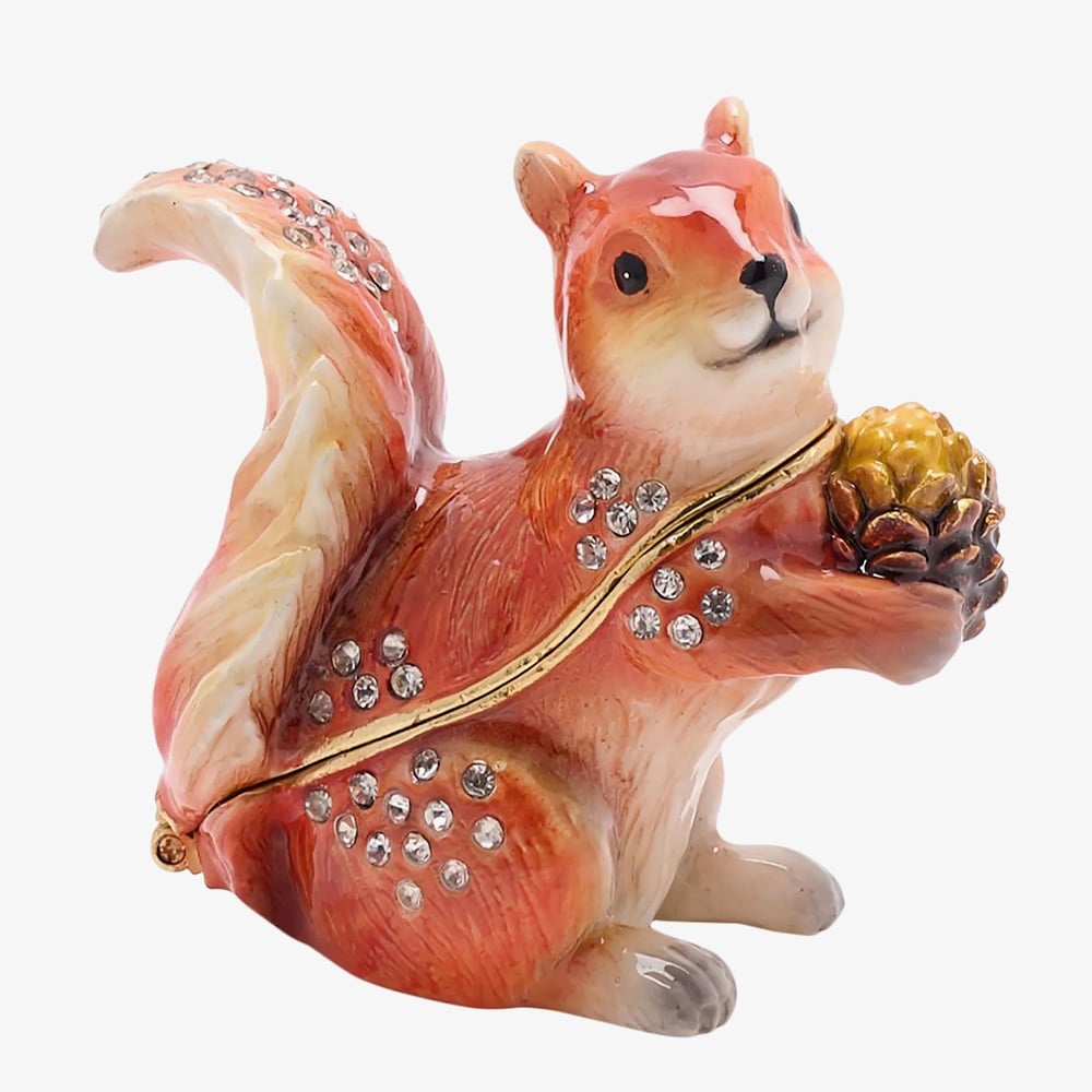 Treasured Trinkets Red Squirrel Trinket Box 15784