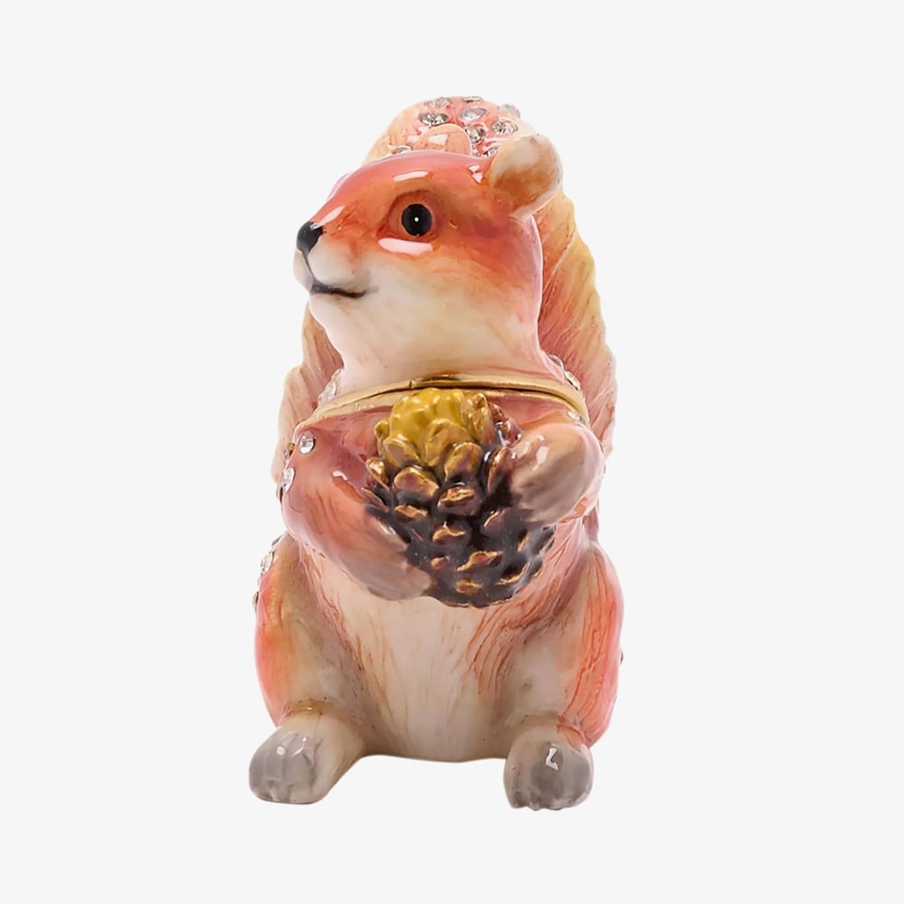 Treasured Trinkets Red Squirrel Trinket Box 15784