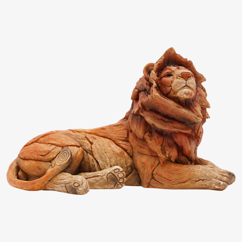 Plastic Sitting Lion Figurine NC1313