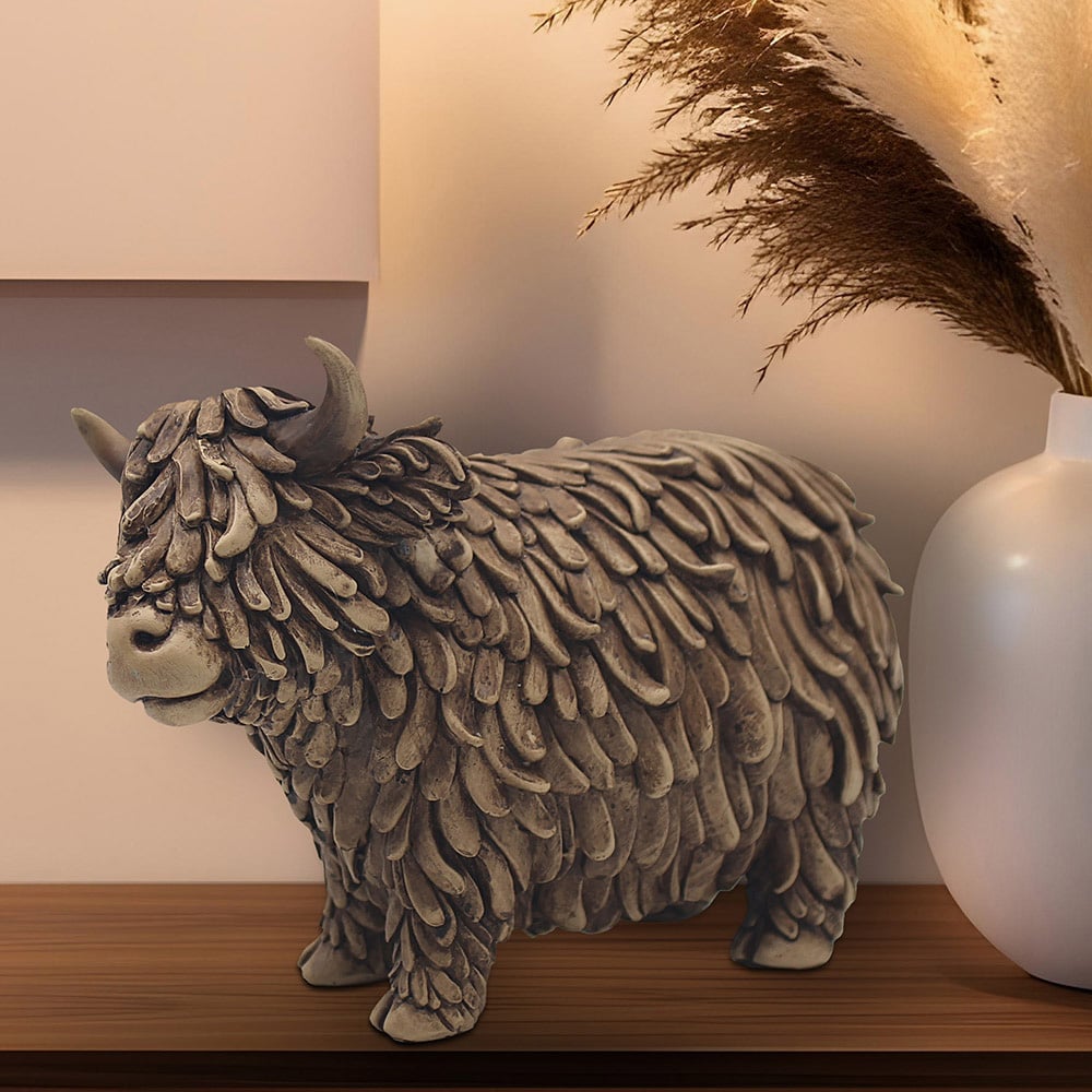 Hughie Highland Cow Ornament LP72934A