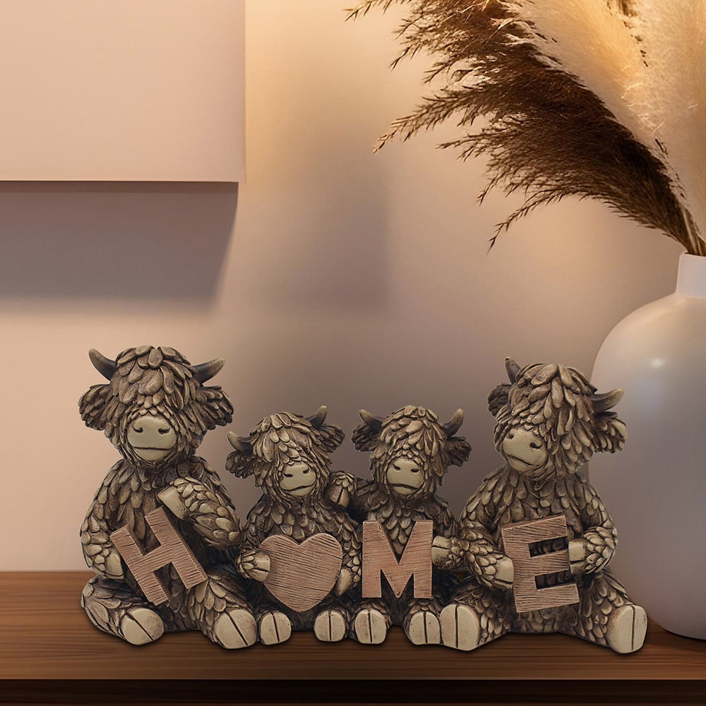 Hughie Highland Cows - Home Ornament LP74105A