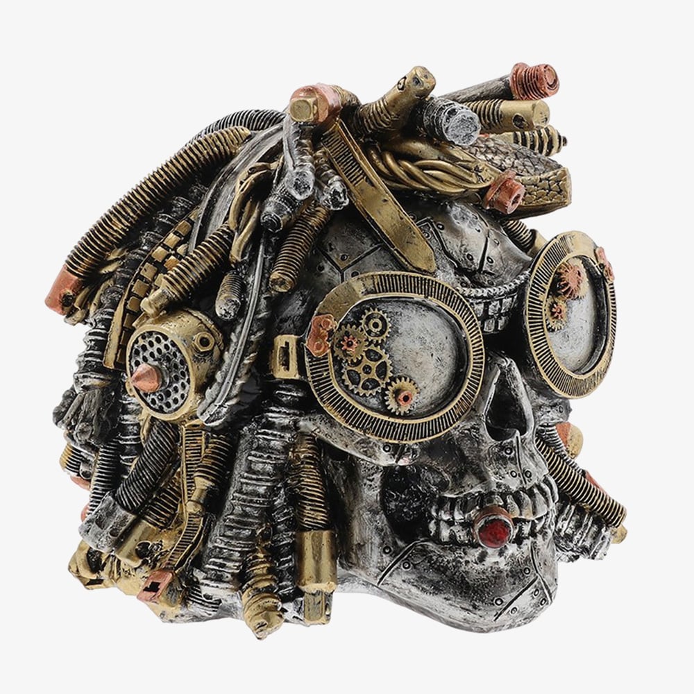 Steampunk Rasta Skull Ornament 351227