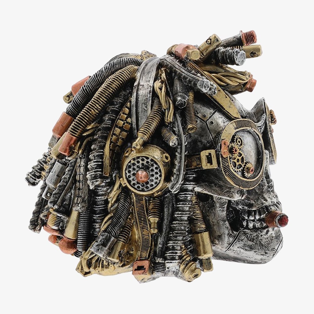 Steampunk Rasta Skull Ornament 351227