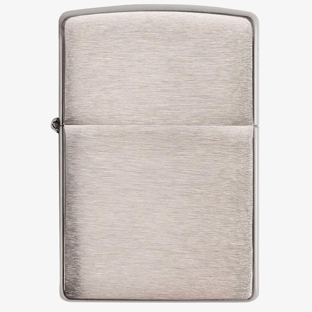 Zippo Brush Finish Chrome Lighter 200-020274