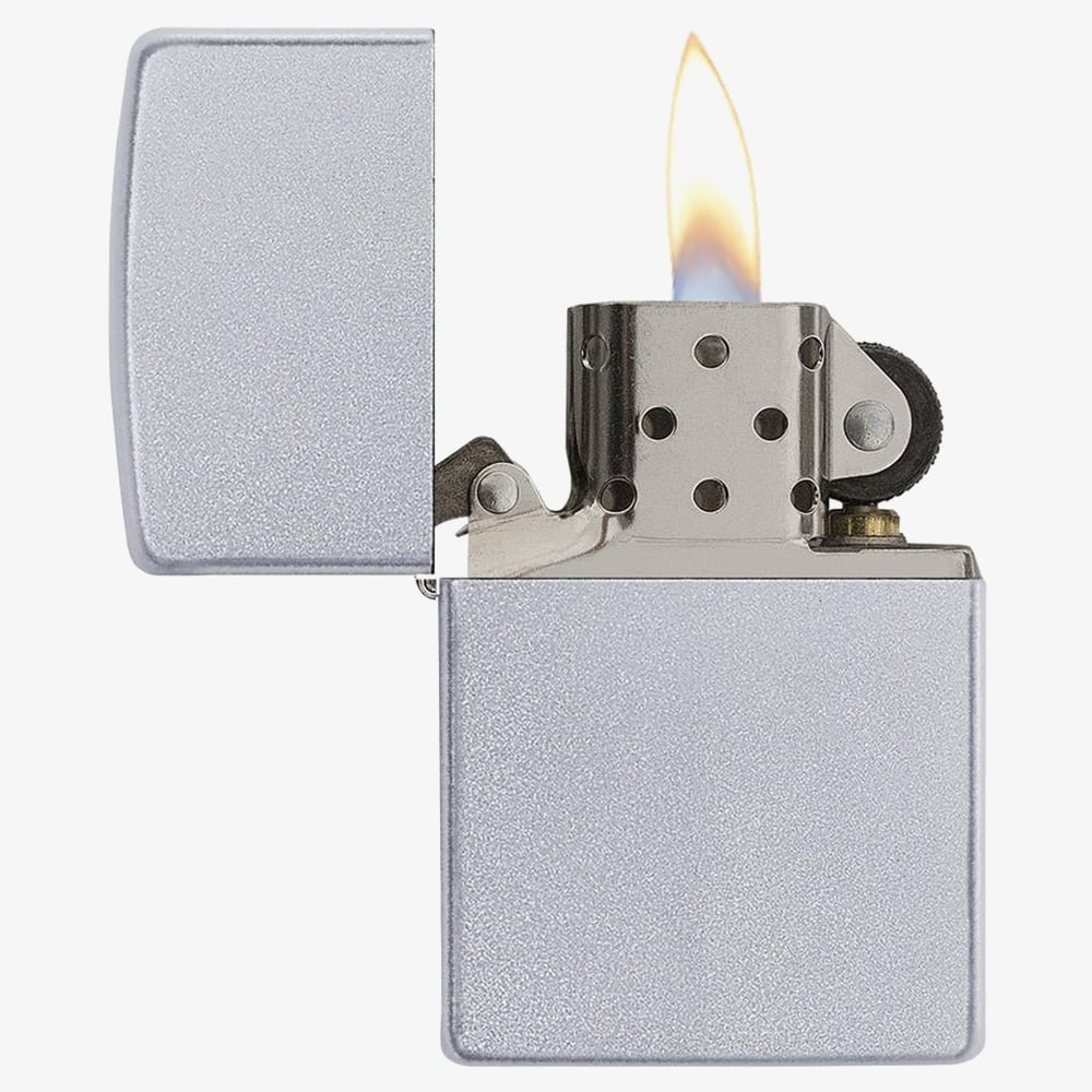 Zippo Satin Chrome Lighter 205-009785