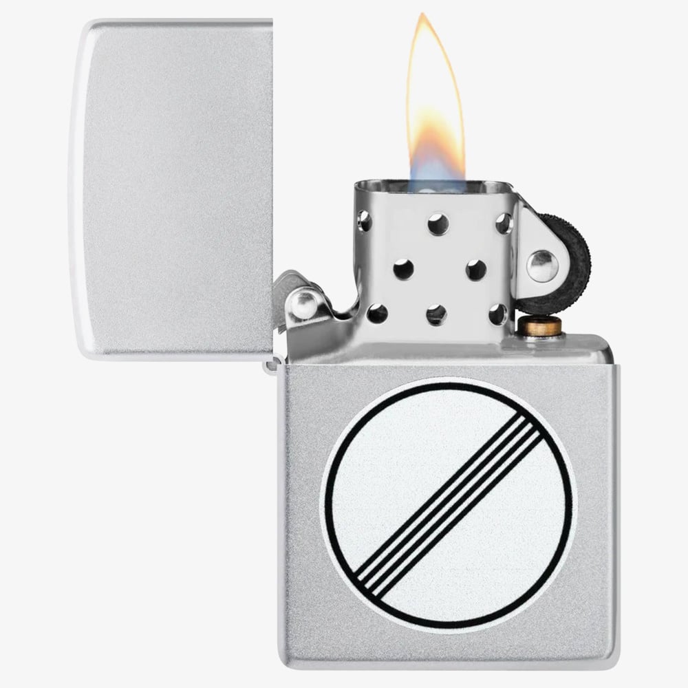 Zippo Autobahn Satin Chrome Lighter 46662