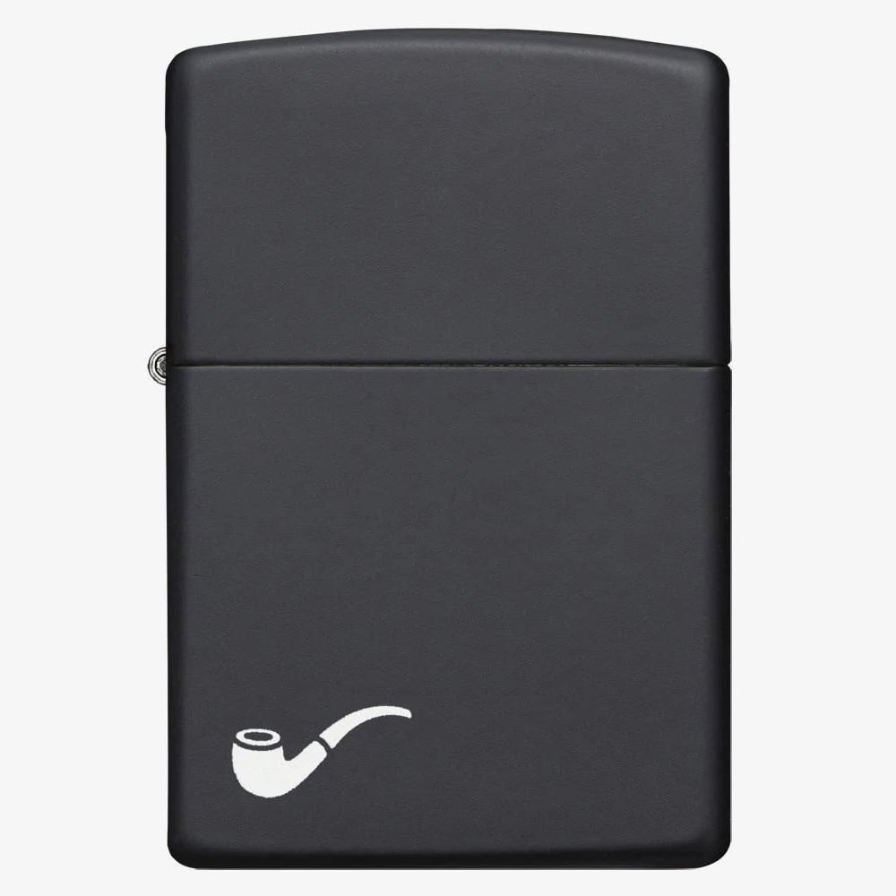 Zippo Matte Black Pipe Design Lighter 218PL-000044