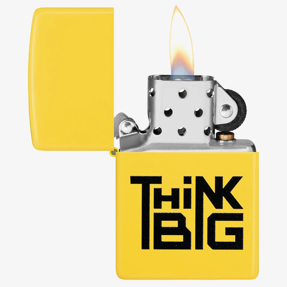 Zippo Sunflower Yellow Think Big Lighter 46376