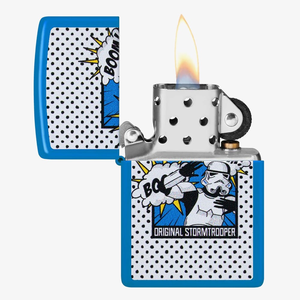 Zippo Original Stormtrooper Boom Blue Matte Lighter 48628-125175