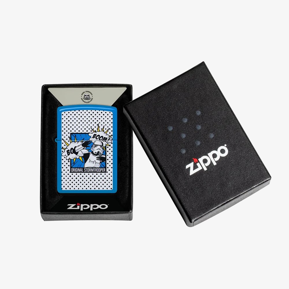 Zippo Original Stormtrooper Boom Blue Matte Lighter 48628-125175