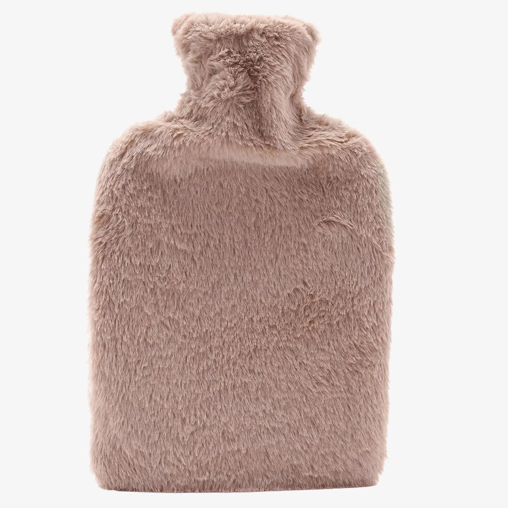 Sophia Faux Fur Taupe 1.7L Hot Water Bottle SP3660