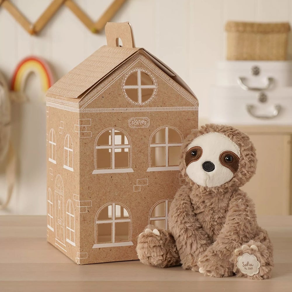Softies Sofia The Sloth Sitting Soft Toy SOF190