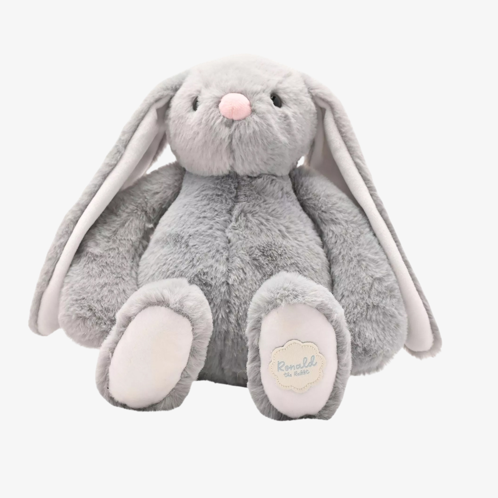 Ronald The Bunny Grey Soft Toy SOF101