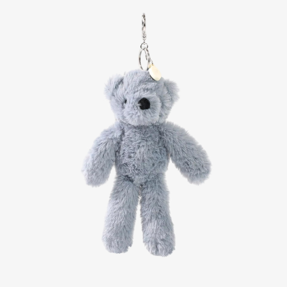 Pip The Bear Grey Plush Keyring SOF146