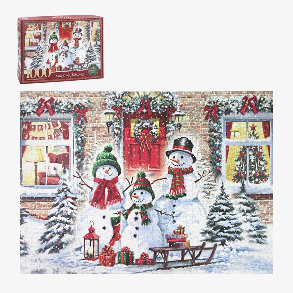 Winter Snowmen 1000 Piece Jigsaw Puzzle LP55125