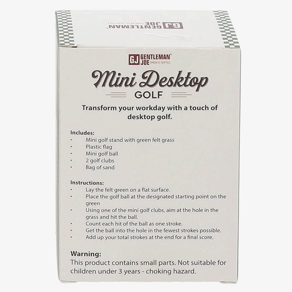 Gentleman Joe Mini Golf Desk Game 361604
