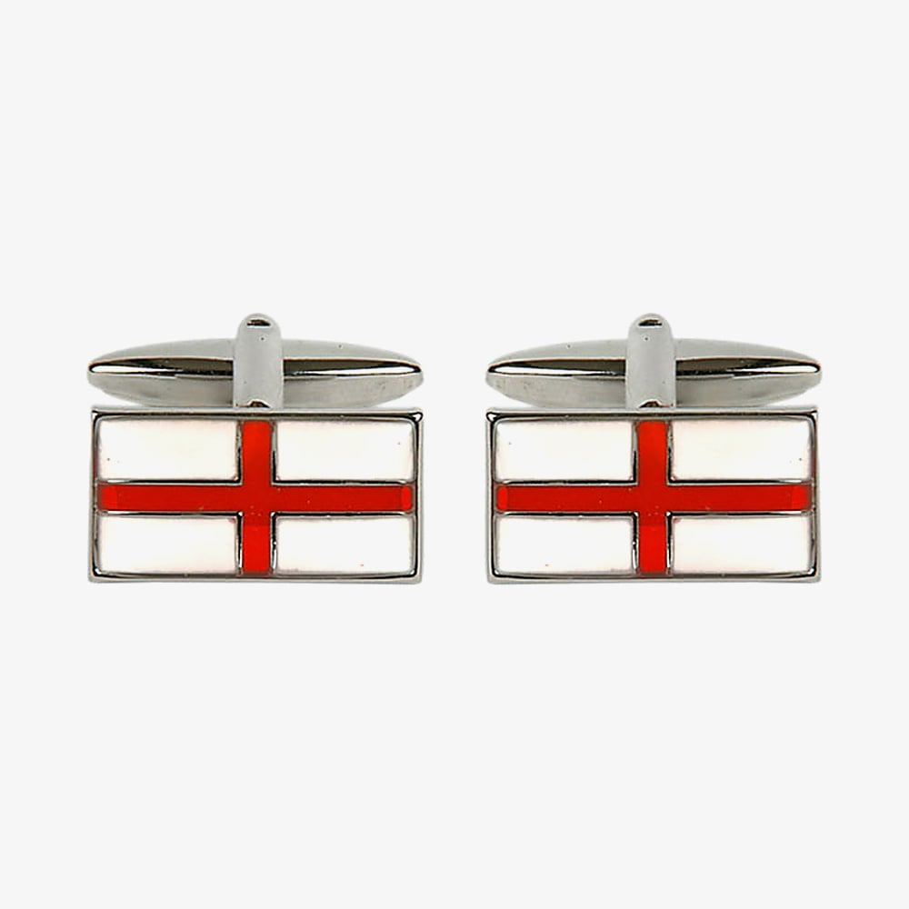 St. George Cross Flag Cufflinks 90-4421