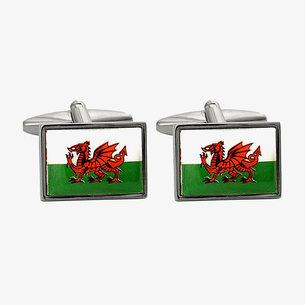 Welsh Flag Cufflinks 90-9120