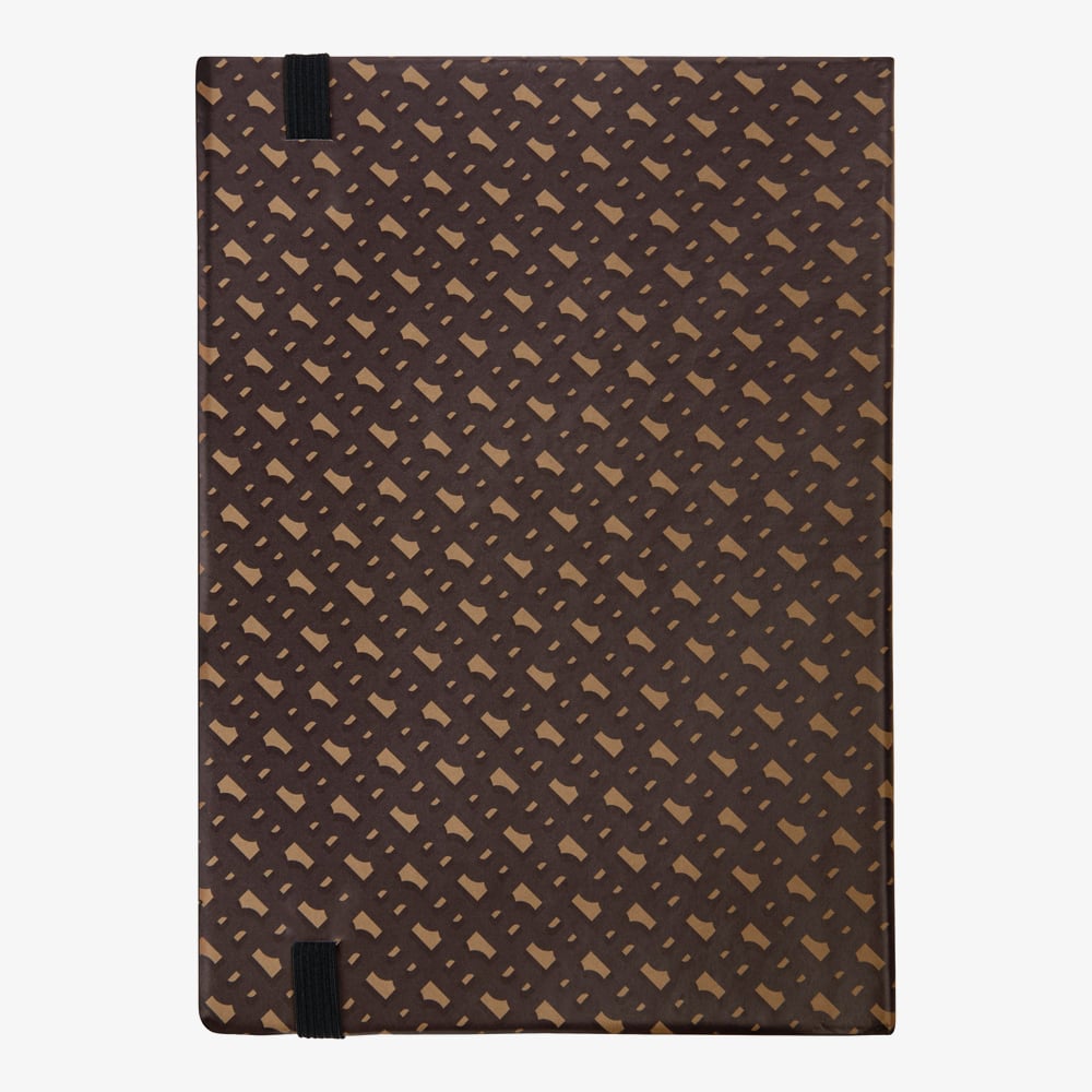 BOSS Monogram Camel Lined A5 Notebook HNH412XL