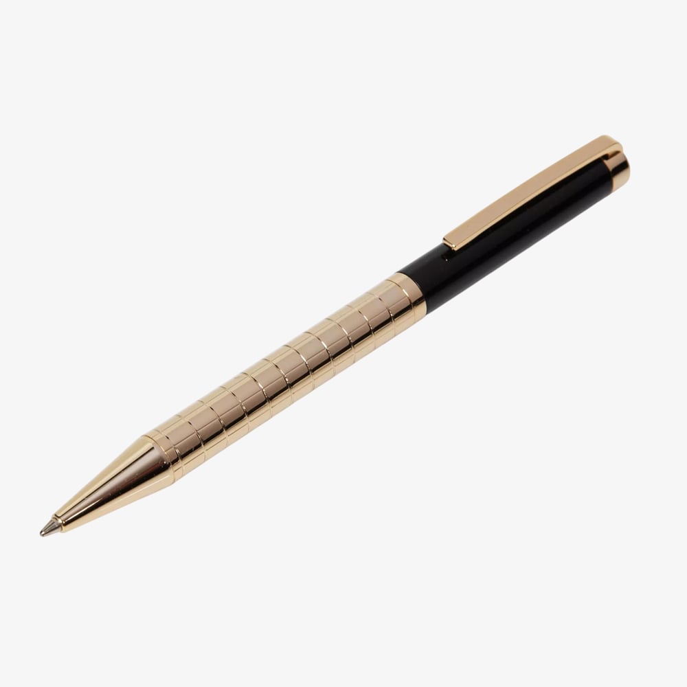 Stratton Black &amp; Gold Ballpoint Pen ST1192
